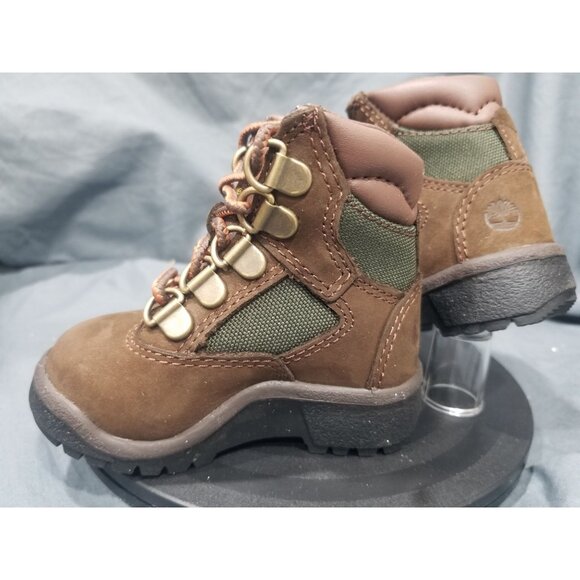 Timberland Unisex Toddler 6-Inch Waterproof Field Boot Medium brown - Picture 3 of 7